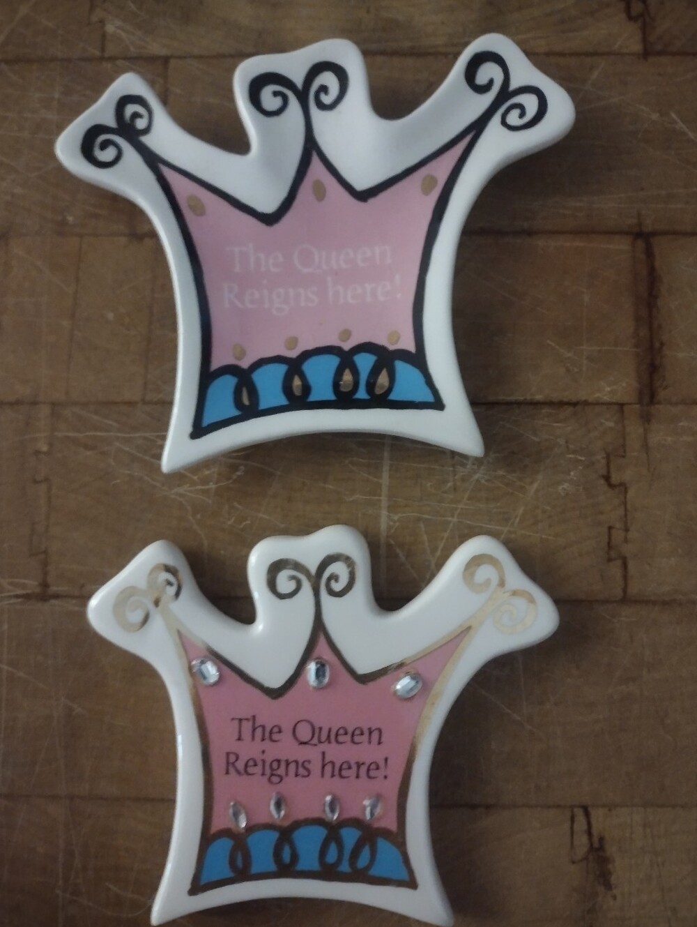 2 PC Spoon/Ring Rest & Magnet, Queen